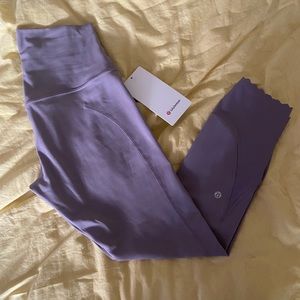 Lululemon scalloped align leggings